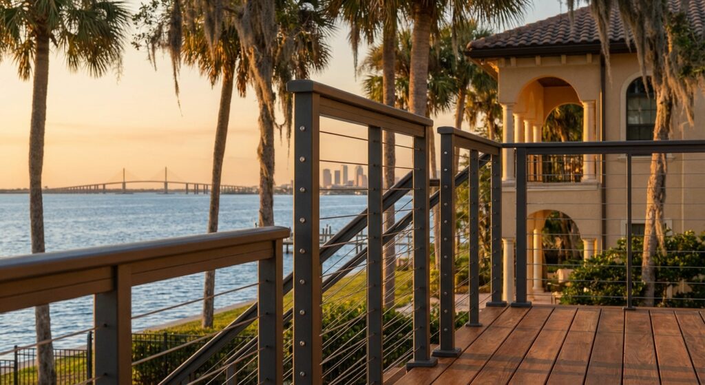 ‘Best Materials for Outdoor Railings in Florida’\”s Salt Air and Humidity’