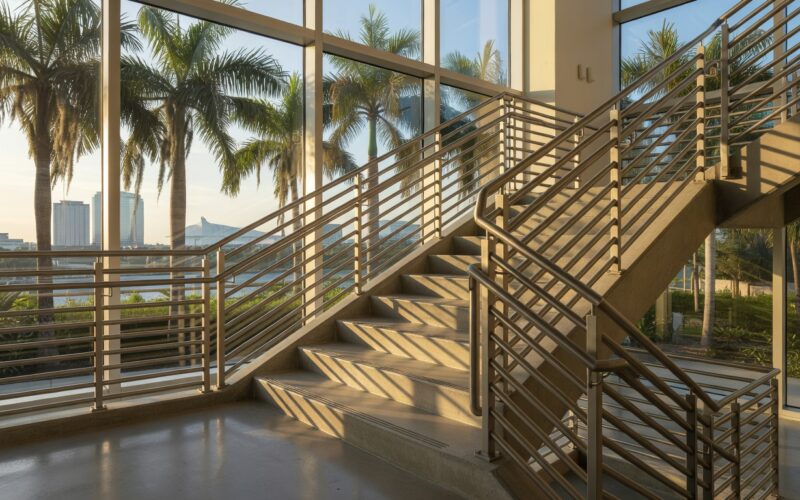Commercial Staircase and Handrail Code Compliance in Tampa: What Building Owners Need to Know
